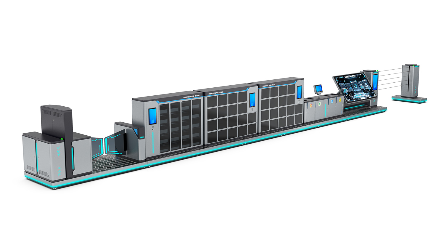 Aviation MRO plant mobile line-side work platform case