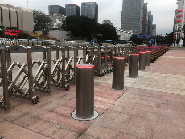 Upark Automatic Bollard Case Show 