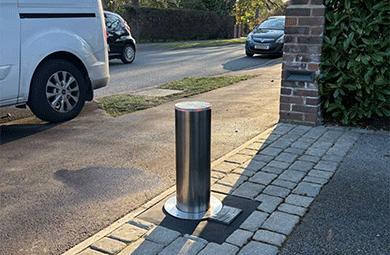 Is it necessary to hire a professional to install UPARK automatic bollards?
