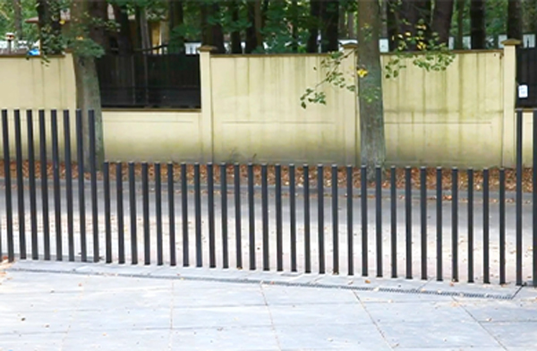 An automatic retractable fence gate buried in the ground!!!