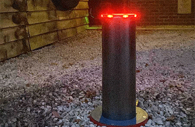The “revolutionary” product: UPARK Battery-Powered Automatic Bollards