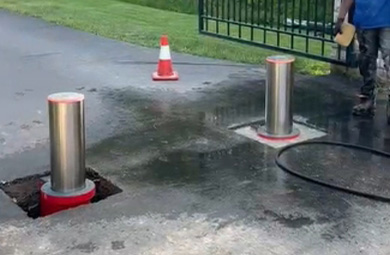 Why is the Automatic Bollard being applied on a large scale?