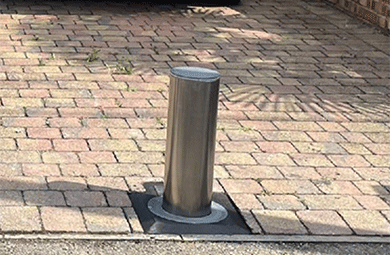 Residential Garage Intelligent Protection System：UPARK Automatic bollards