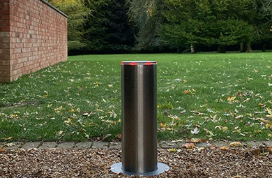 Why installing a simple bollard in front of a garage or doorway can act as a car theft deterrent?